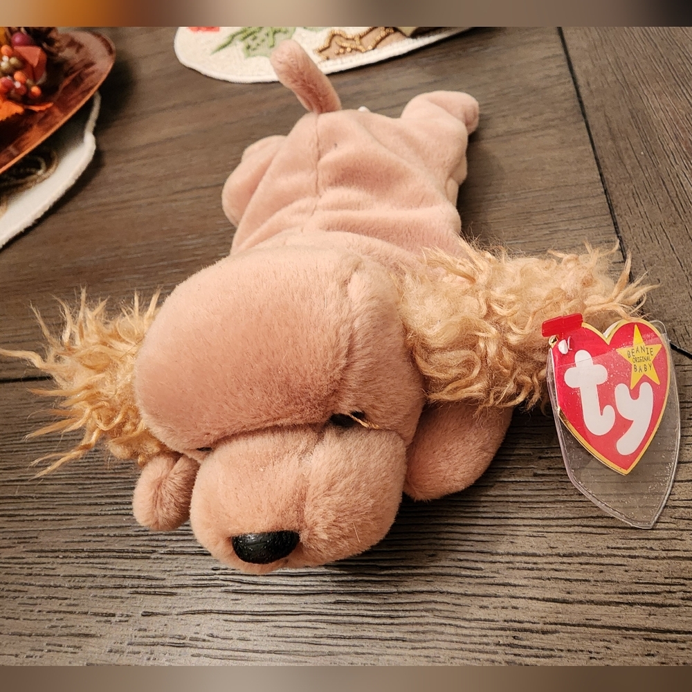 Spunky TY Beanie Baby - Rare, NWT & Errors
